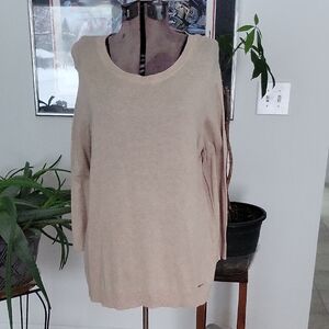 Calvin Klein Sweater Large Tan